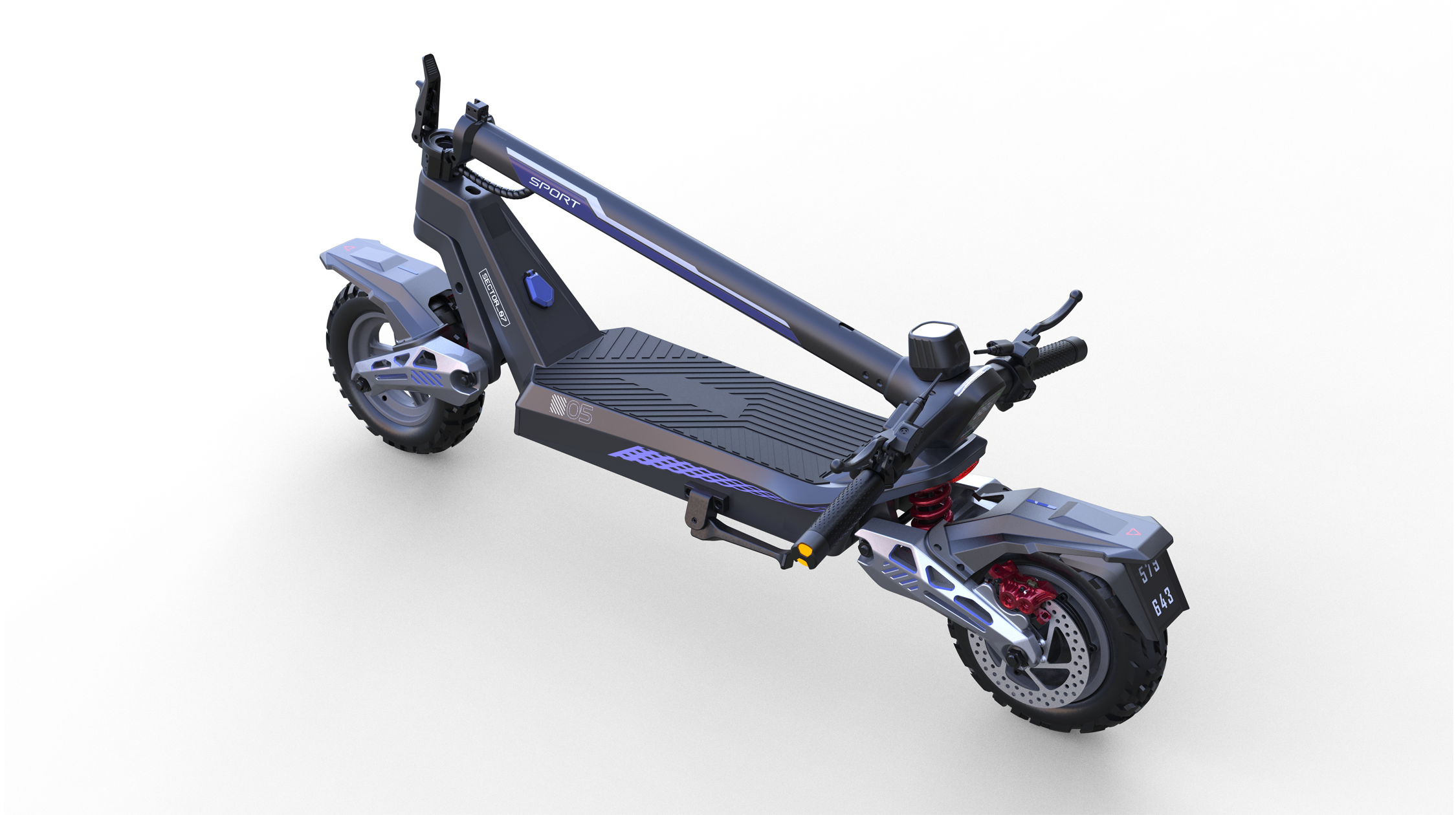 A9U Off-Road Electric Scooter - 图片 5